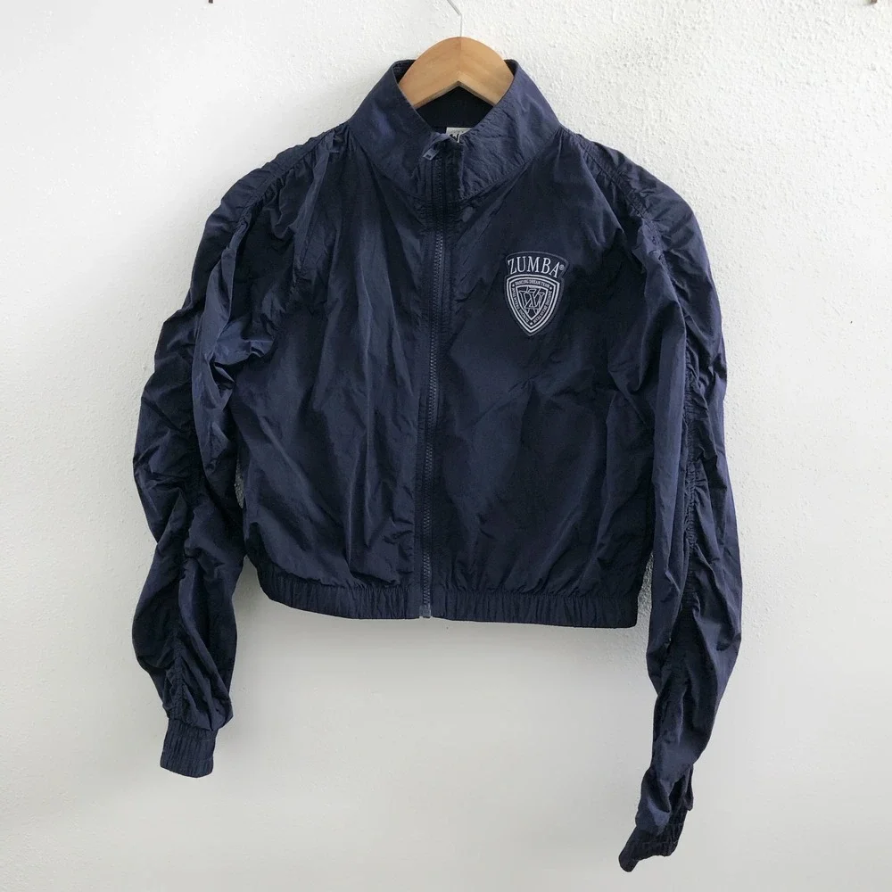 NWOT ZUMBA Prep Crop‎ Woven Jacket Size XS